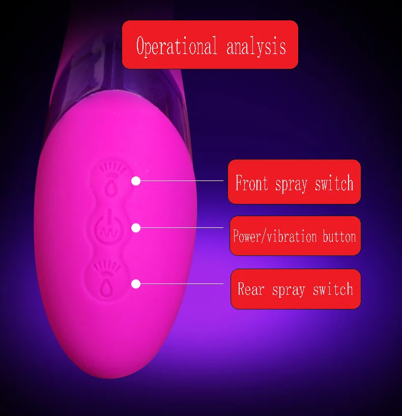 Sex shop hot products vibrator spray water female appliance masturbation simulation penis happy device charging | Красота и здоровье