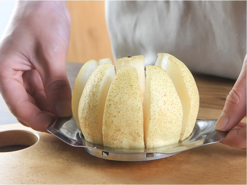 Кухонные гаджеты нож для яблок из нержавеющей стали механический резки