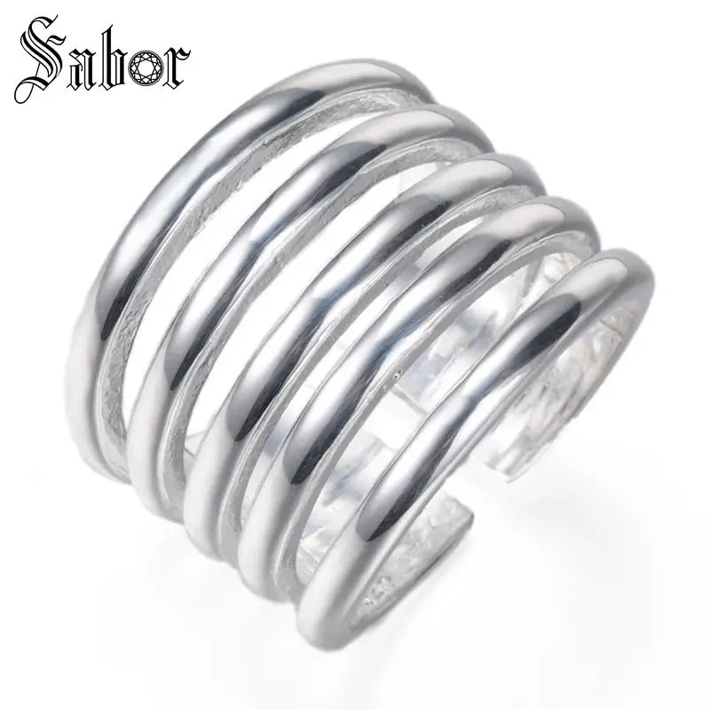 Классическое кольцо высшего качества с забор в пять рядов ювелирное изделие