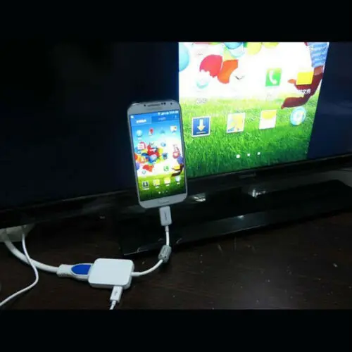 Micro USB MHL к HDMI 1080P HD ТВ кабель адаптер для samsung Galaxy Tab 3 10,1 HD ТВ адаптер 2B15