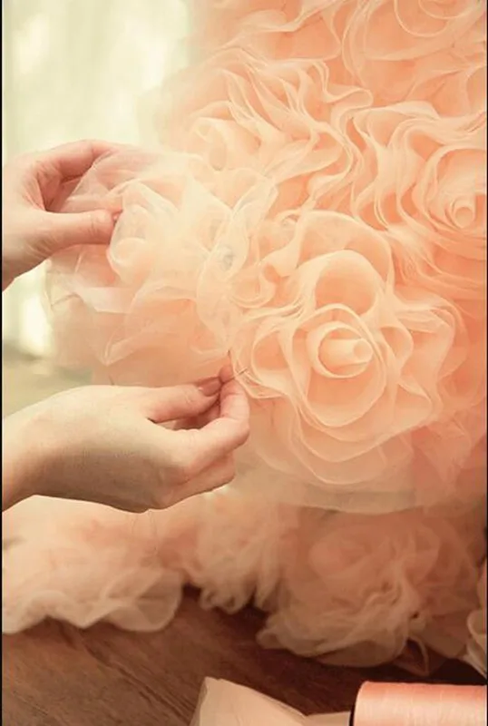 Настоящая картина милые розовые юбки из тюля с 3D цветами для взрослых стильные