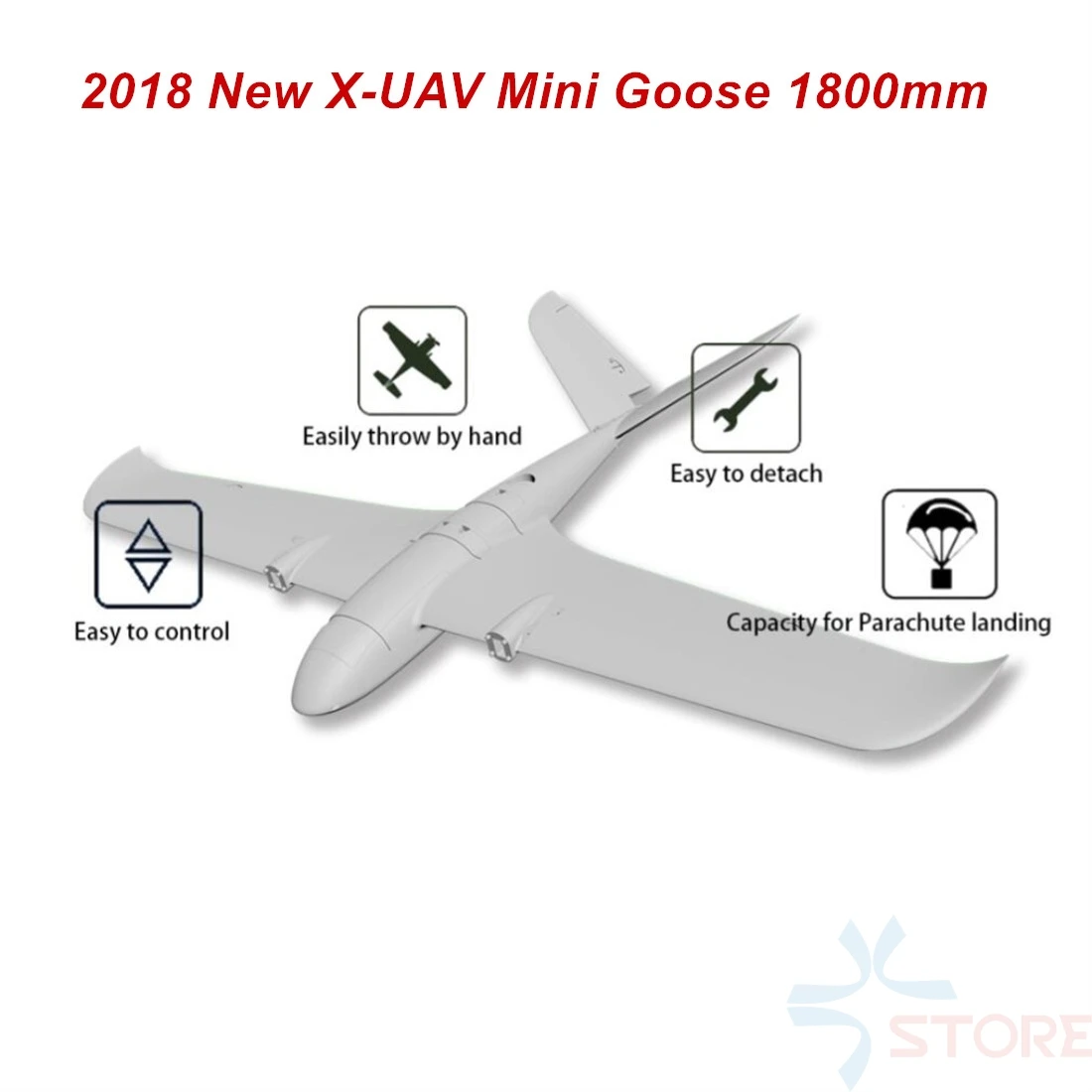 X UAV TJL Mini Goose 1800 мм Wingspan EPO Fixed Wings RC самолет FPV/картографирование|Радиоуправляемые