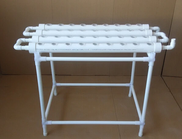 1 floors 4 main tubing with 36pcs net cup Hydroponics system NFT Nutrient Film Technique | Дом и сад