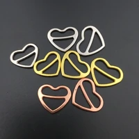 wholesales 20 pcs lot zinc alloy bra sliders heart shape lingerie strap adjusters swimwear accessory