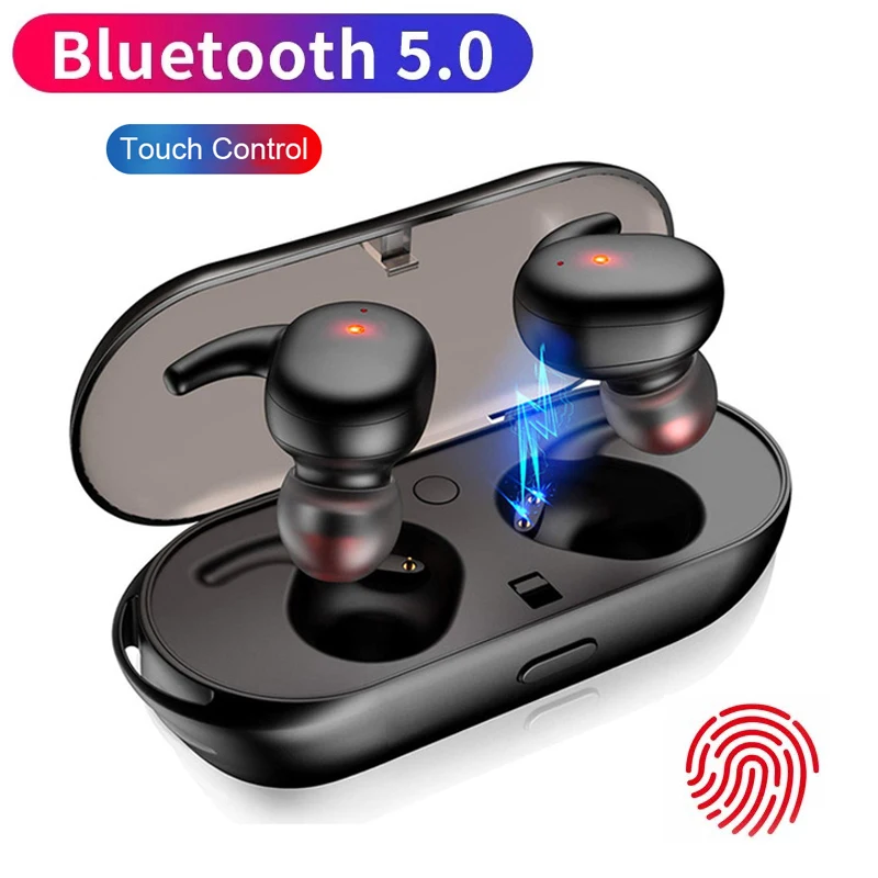 Teamyo TWS Bluetooth 5 0 наушники беспроводные мини сенсорное управление стерео гарнитура