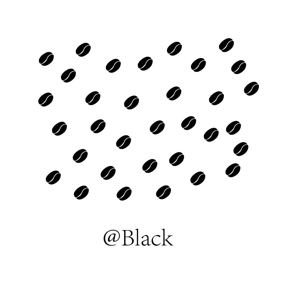 Black Красивая наклейка на стену в виде кофейных зерен, Современная DIY виниловая наклейка, съемный домашний декор для кухни, кофра, бара, магазина, настенное искусство - Цвет: Black