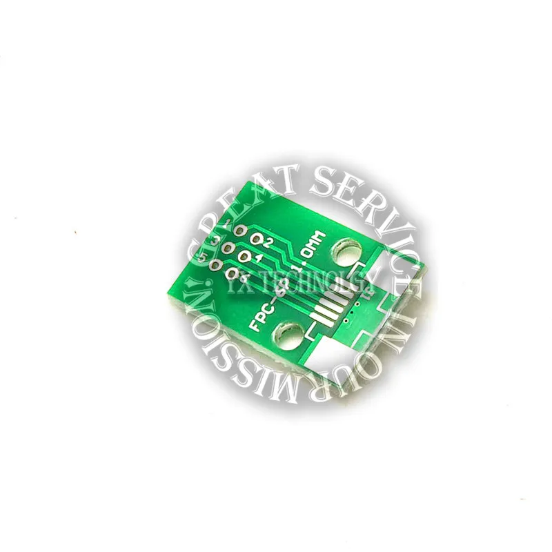 

10pcs/lot FPC 6PIN FFC turn 2.54 adapter plate TFT LCD seat 1mm 0.5mm pitch