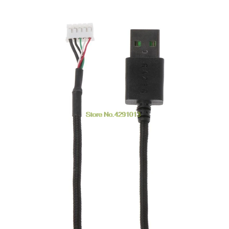 Прочный нейлоновый плетеный кабель USB для мыши сменный провод для DeathAdder Elite Проводная игровая мышь