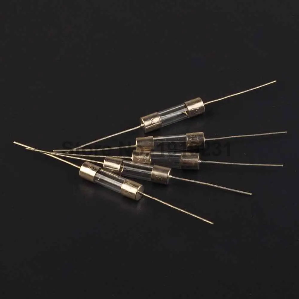 200 шт./лот 5A 250V 5*20MM Быстрый Предохранитель с pin страховой трубкой стеклянный