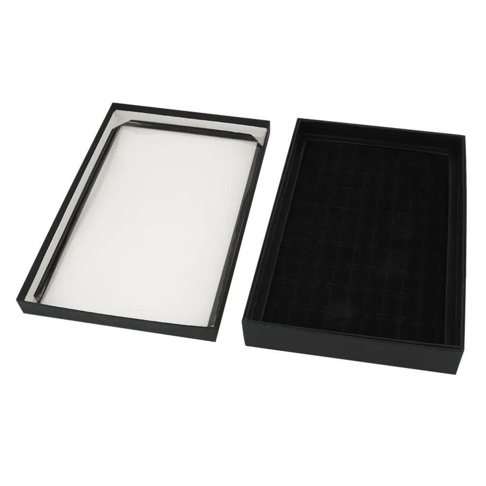 Бархатный витрины кольцевой органайзер для сережек подставка ювелирных изделий