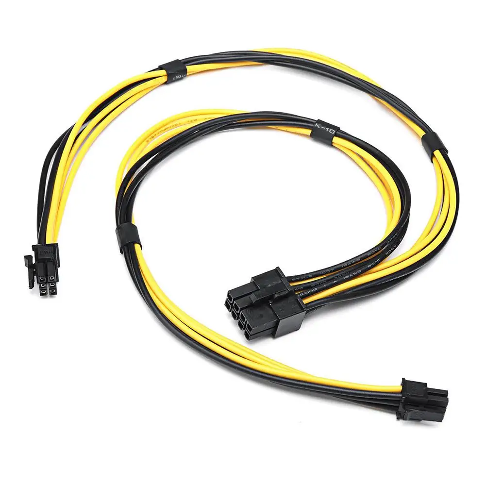 Для видеокарты Mac Pro графическая карта 18AWG двойной мини 6 Pin к 8 Male PCI E шнур