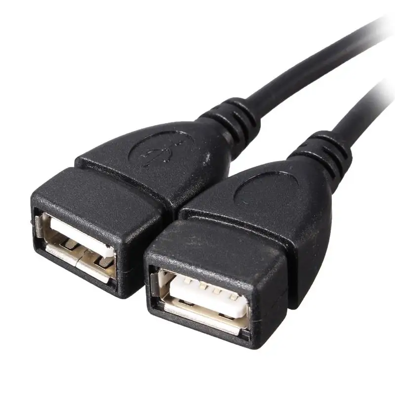 1 Папа-2 Женский Y разветвитель данных USB концентратор Удлинитель 2 0 A двойной