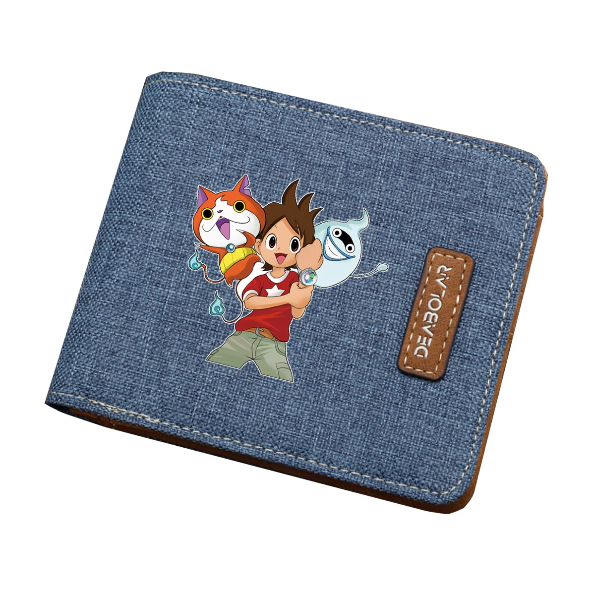 Горячая Yo Kai Watch бумажник Для мужчин wo короткие печать кошелек Кошелек для монет и