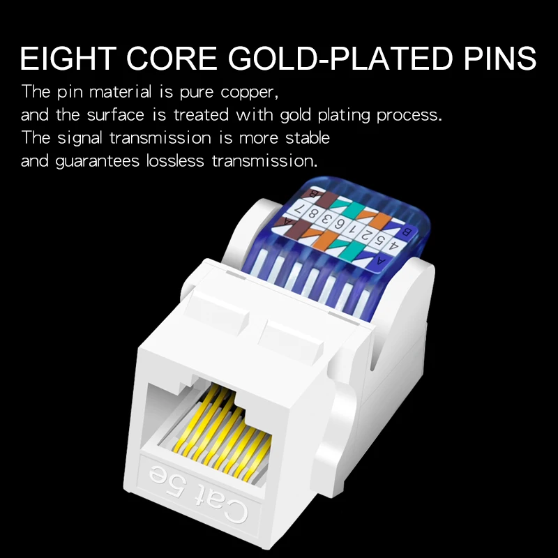 Модуль установки CNCOB Cat5e без инструментов сетевой модуль cat5e rj45 розетка с
