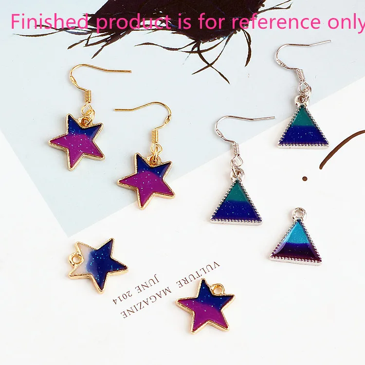 Новый тренд 50 шт./лот сплав треугольная/звездочная форма сделай сам