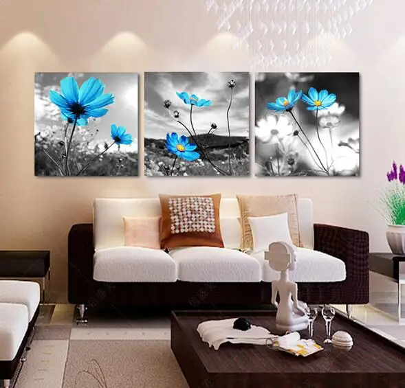 Холст Современные Schilderij Цветы Картины Маслом Стены Искусства Спальня Cuadros Decoracion