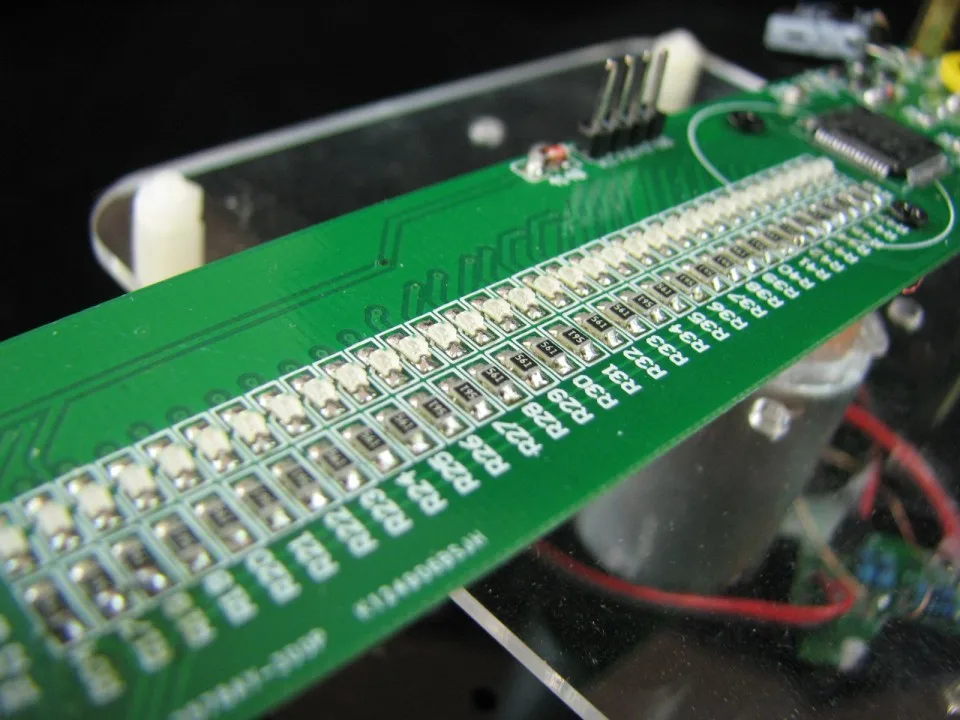 Вращающиеся часы с динамическим дисплеем POV дисплей электронные наборы для