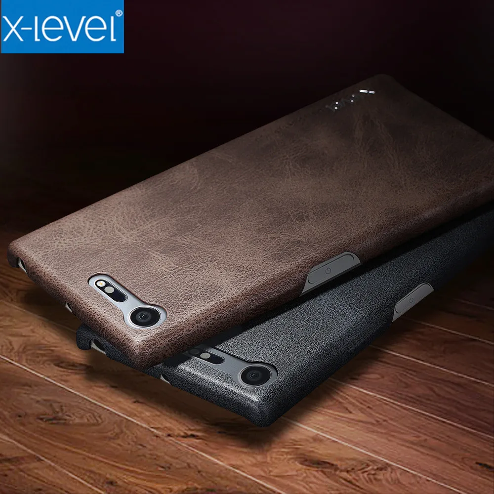 Роскошный Винтажный чехол из искусственной кожи чехол для sony Xperia XZ1 компактный чехол XZ1 задняя крышка чехол для sony XZ1 XZ Премиум Ретро чехол s coque