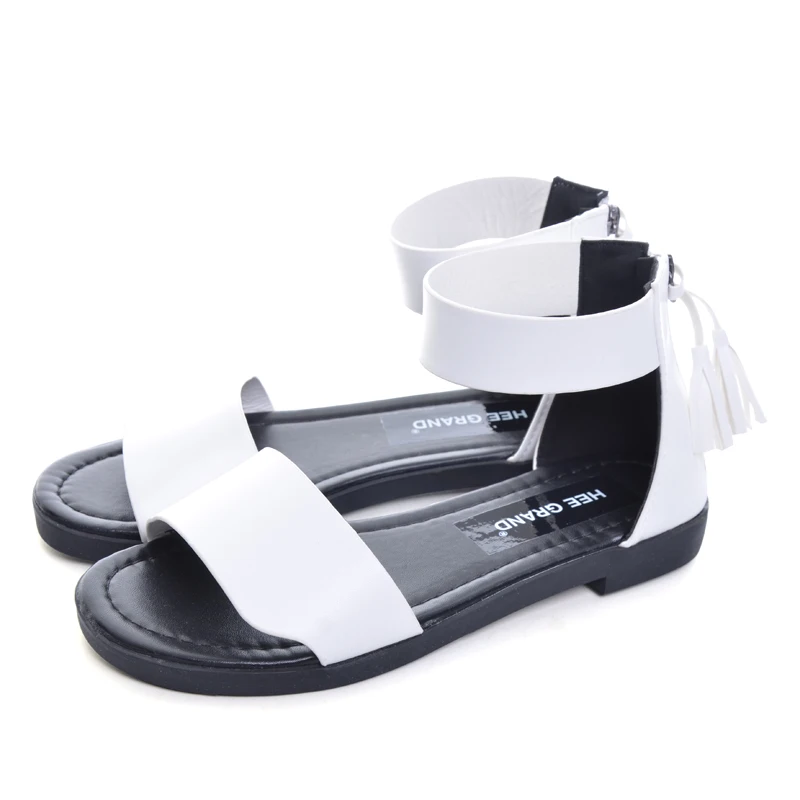 HEE GRAND/летние женские босоножки с бахромой Новинка 2017 года пляжные сандалии