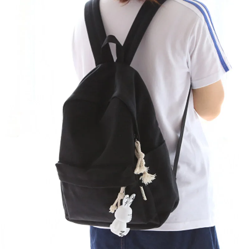 2018 простая Классическая дизайнерская холщовая женская сумка школьная