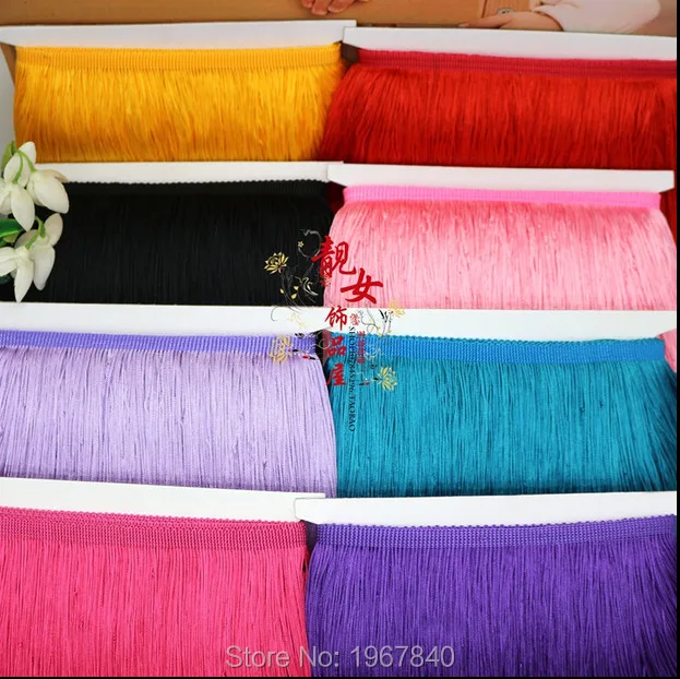 10 ярдов 30 см длинная полиэфирная нить для украшения кисточкой Сделай Сам одежда