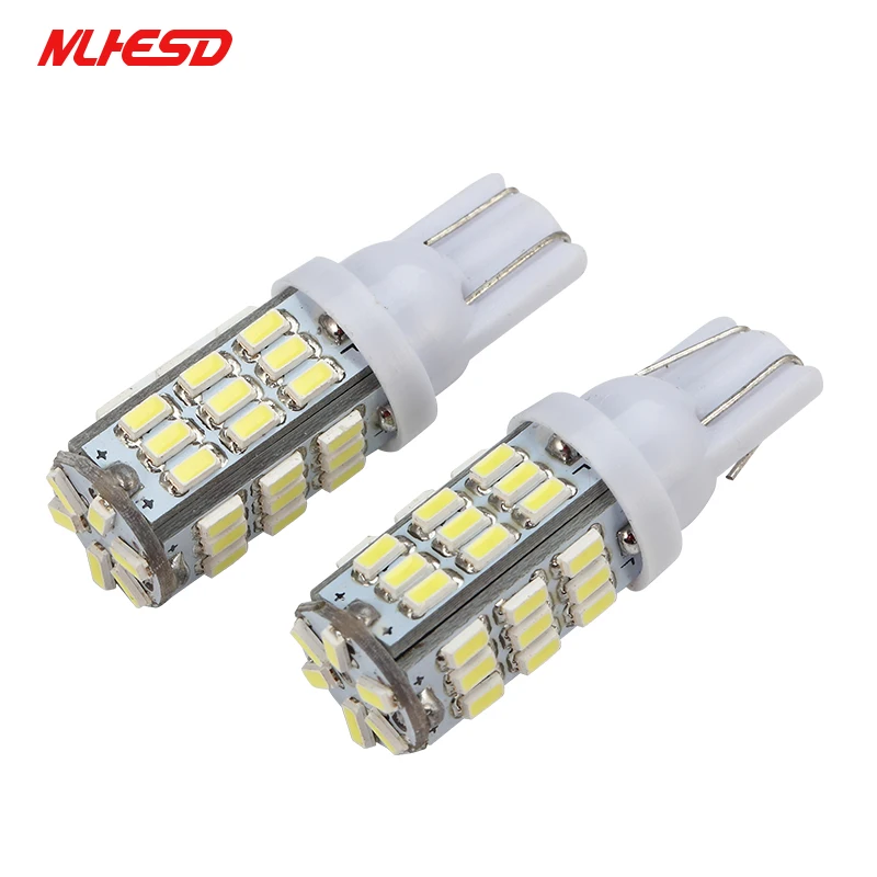 

10Pcs/ 42led T10 3014 42 Smd 194 168 192 W5W Auto Wedge Lighting clearance ligh Car Led Wedge Interior License Light 12 Volt