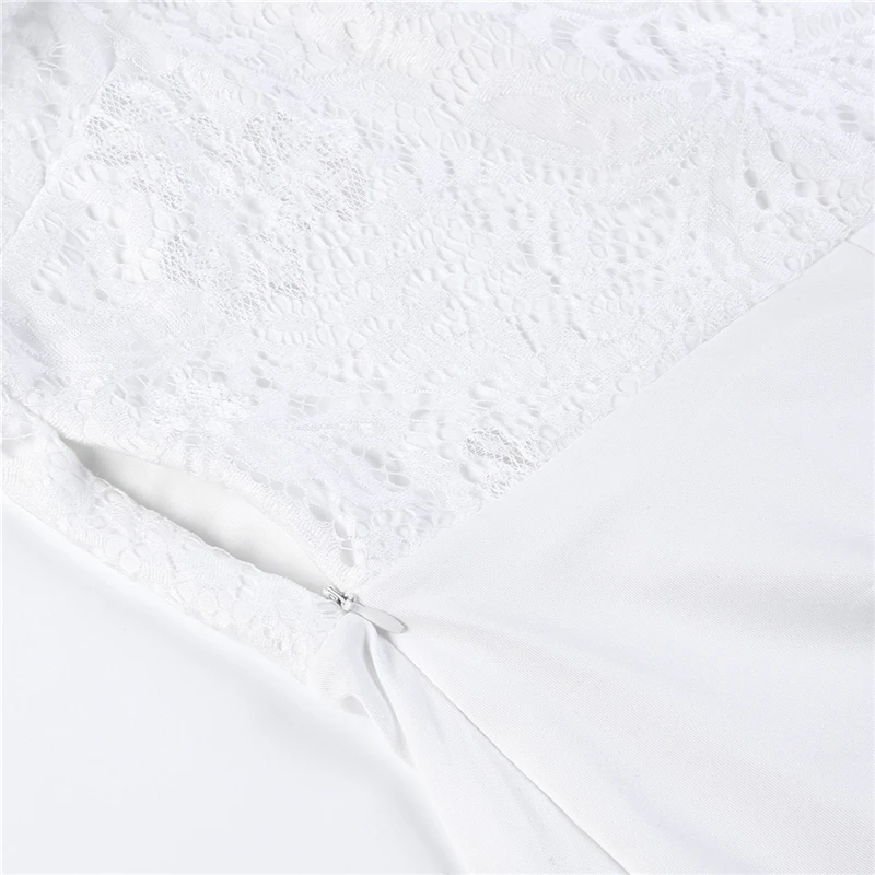 Женские комбинезоны с открытыми плечами кружевные длинным рукавом в стиле