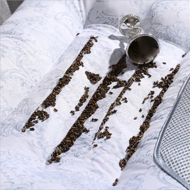 2Pcs Cassia Health Cervical Pillow Pearl Cotton Core Sleep Repair Neck Orthopedic Magnetic Care Bedding Pillows | Дом и сад