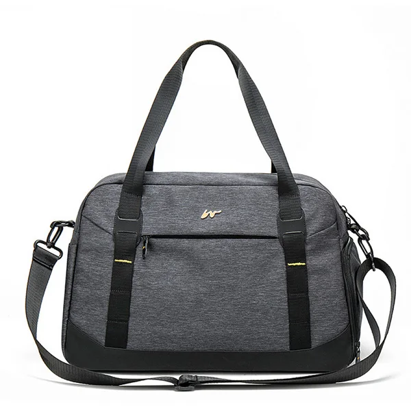 Dark Gray L Foldable Travel Bags Women Clothes Packing Cubes Organizer Luggage Trolley Duffle Independent Shoes Handbag Accessories Supplies - Цвет: Dark Gray L