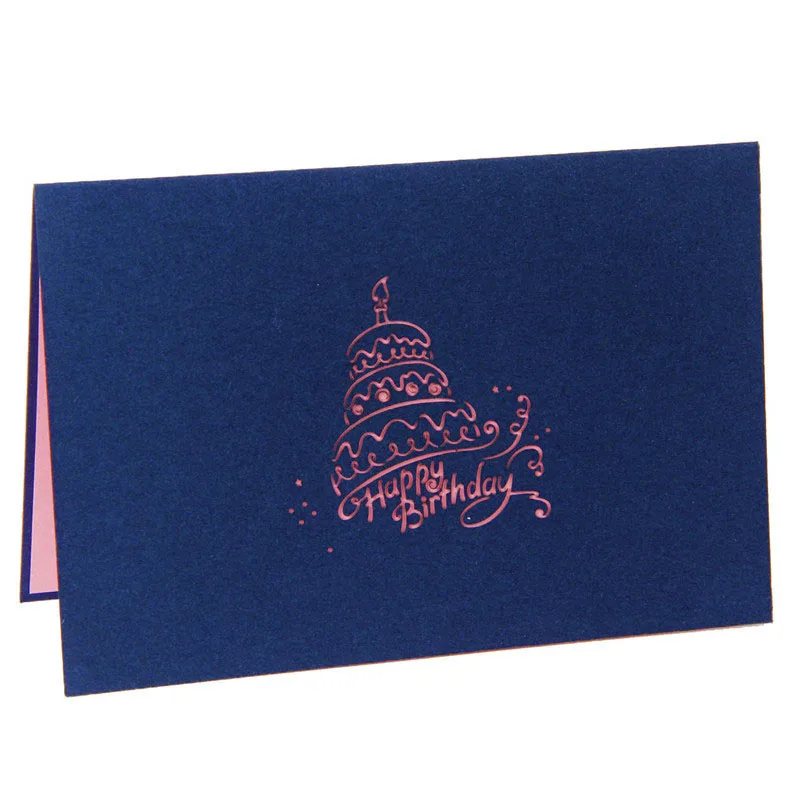 3D лазерная резка ручная работа день рождения вечеринка свеча девушка бумага