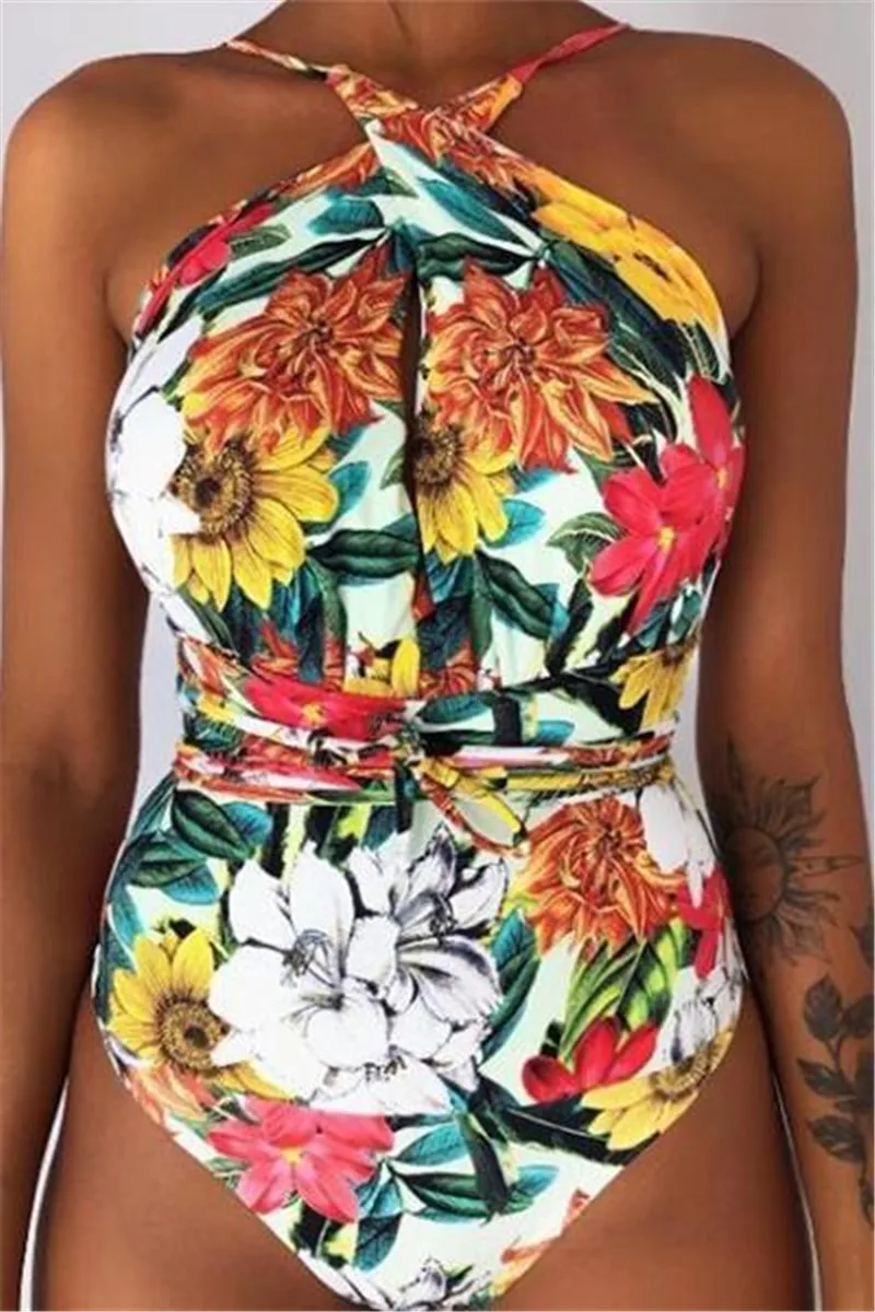 Женский купальный костюм Цельный купальник maillot de bain femme 2019 открытая спина
