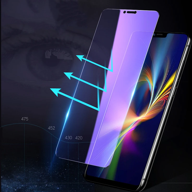 Полное покрытие анти-синее закаленное стекло для OPPO A39 A57 A59 A59S защита экрана A73 A77