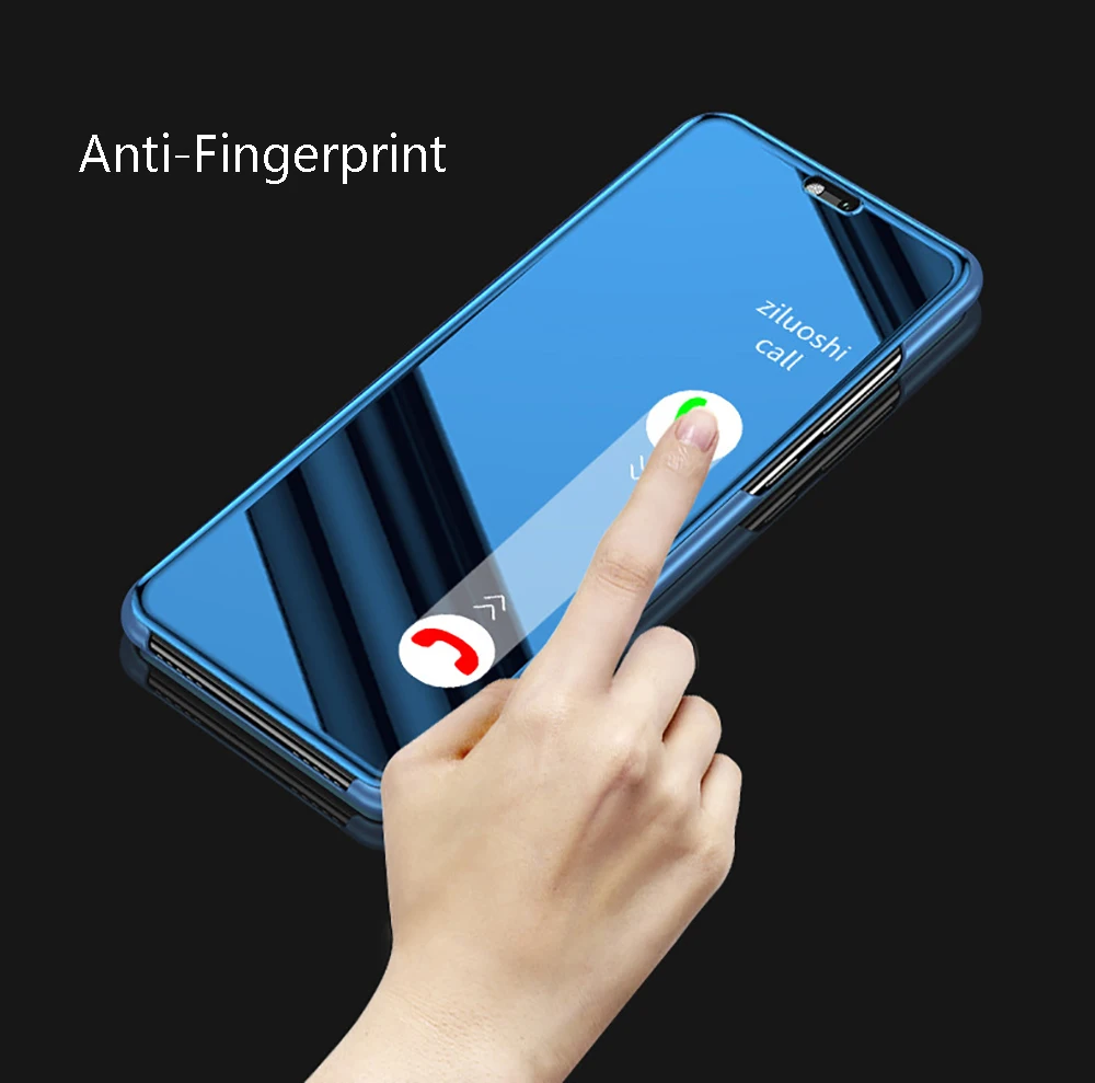 Для OPPO Find X R17 Pro R15 R11 Plus F9 F7 F5 A83 A71 A5 A35 A3S роскошный умный зеркальный флип-чехол с