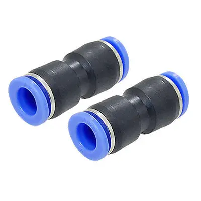 

2 PCS 8mm to 8mm Push In Quick One Touch Round Fittings