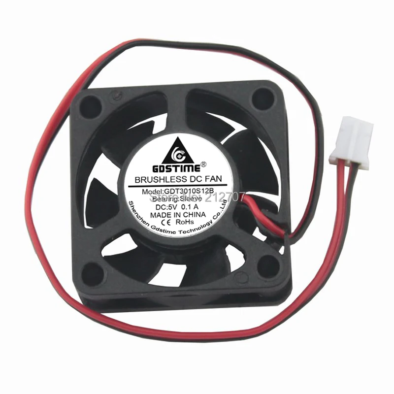 1 шт. Gdstime Mini 30 мм DC 5 В 2Pin 30x10 3 см компьютерный ПК VGA Видео кулер охлаждающий