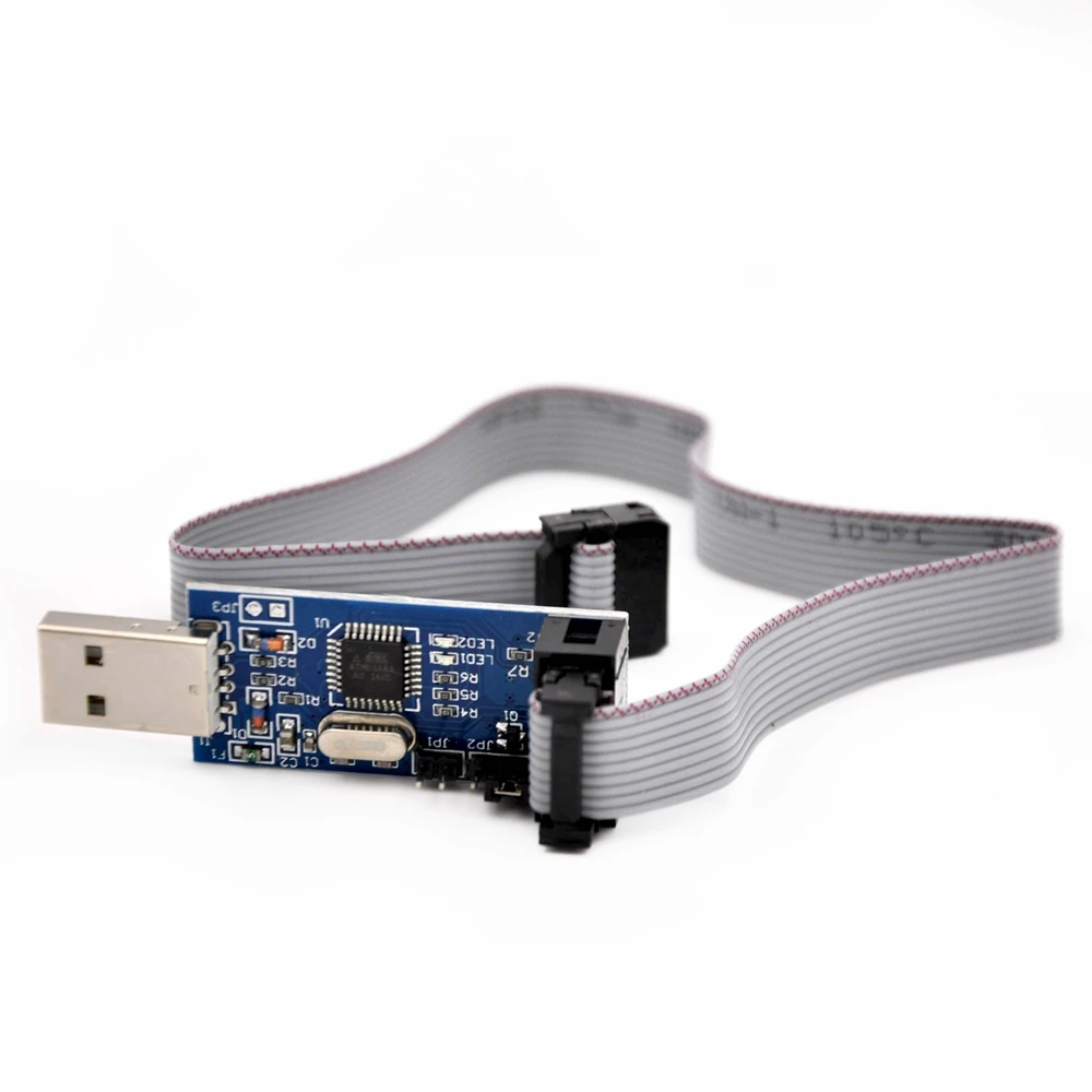 Программатор USB ISP ASP ATMEGA8 ATMEGA128 с поддержкой Win7 64 1 партия|Аксессуары для
