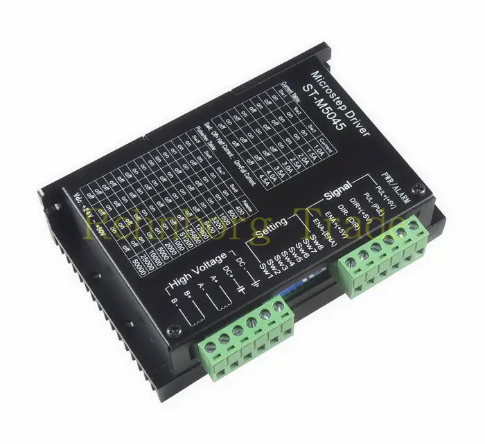 Бесплатная доставка! ST-M5045 CNC 4.5A DC24-50V nema23 Драйвер шагового двигателя 2 фазы 256