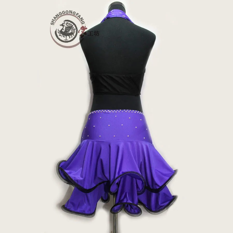 

New style latin dance costumes sexy senior spandex sleeves latin dance dress for women latin dance competition dresses S-4XL