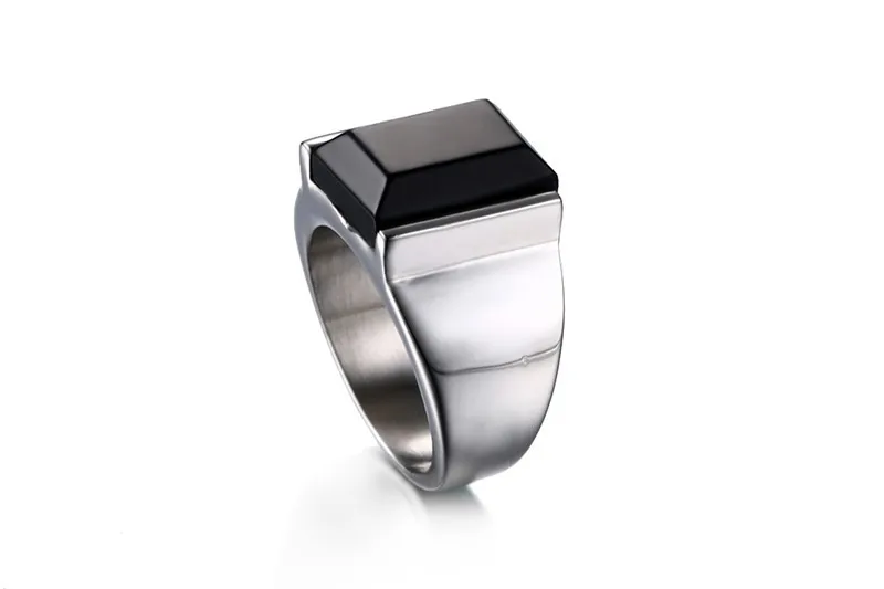 EAMIOR15mm Insert Nature Stainless Steel Black Wedding Ring for Men Small Exquisite Friend Valentine Anniversary Gift | Украшения и