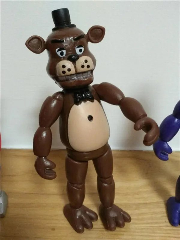 5 шт./лот 5.5 дюймов Five nights at Freddy's ПВХ фигурку игрушка Лисичка золото Чика Фредди с