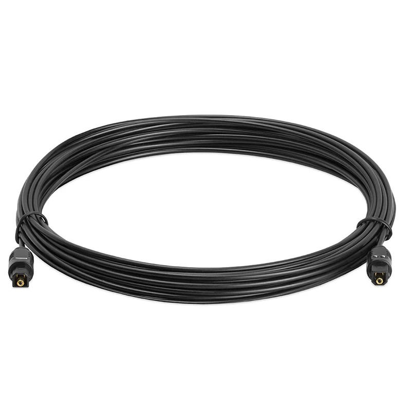 Прочный цифровой оптический аудио кабель Toslink позолоченный 1 М 5 м 2 3 10 SPDIF MD DVD