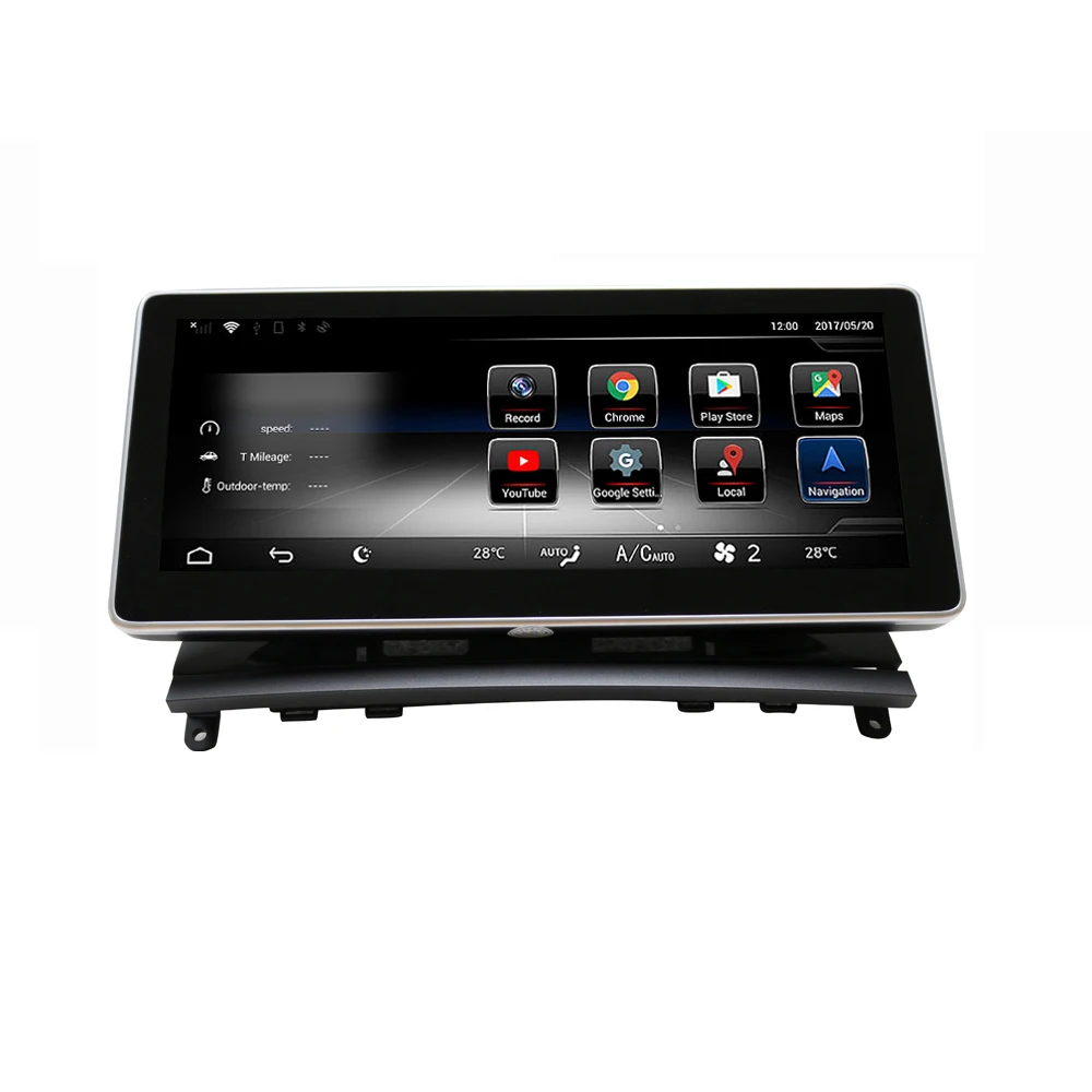 4-Core 2+ 32G Мобильный DVR Android 10,25 дюймов Дисплей для Mercedes Benz C Class W204 2008-2010 команда Системы обновления головой вверх Экран