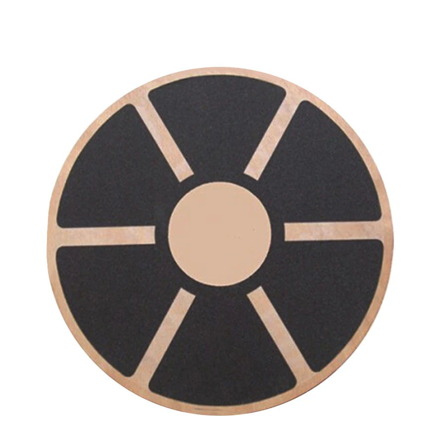 Деревянная доска для балансировки противоскользящая пластина йоги