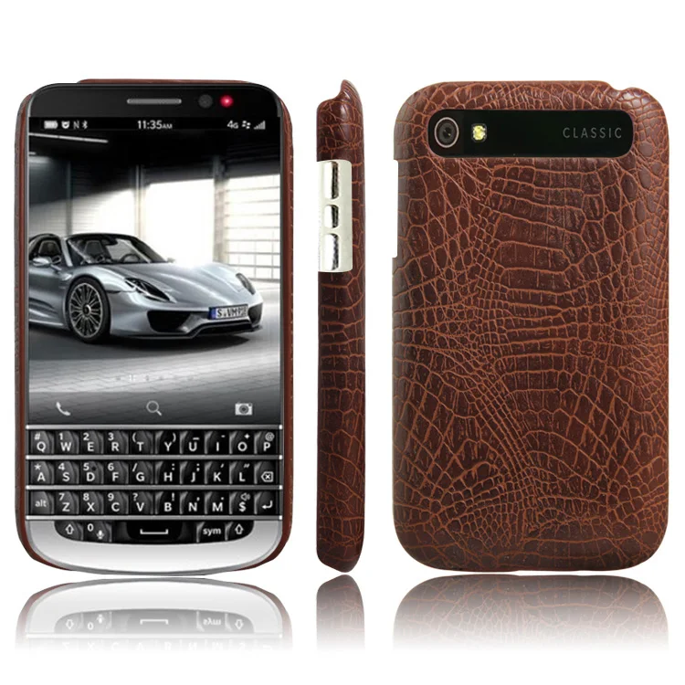 Чехол для BlackBerry Classic Q20 роскошный жесткий чехол из крокодиловой кожи с узором