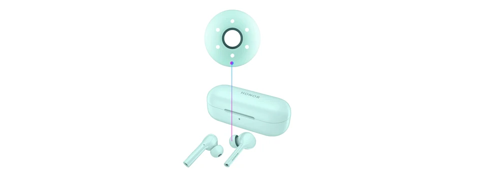 Huawei Honor FlyPods Lite молодежная модель, беспроводные наушники с Bluetooth 4,2, двойной микрофон, шумоподавление, сенсорное управление, гарнитура, Handfree