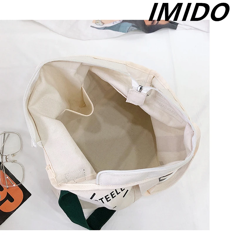 IMIDO 2019 летняя новая стильная парусиновая Корейская версия плеча Диагональная