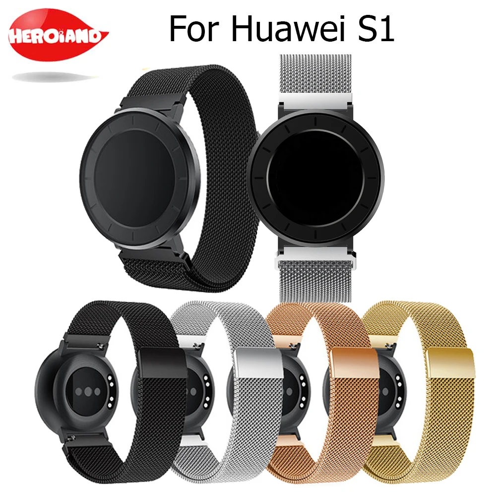 18 20 мм ширина для Huawei 2 Watch2 спортивный ремешок с магнитной застежкой Миланский из