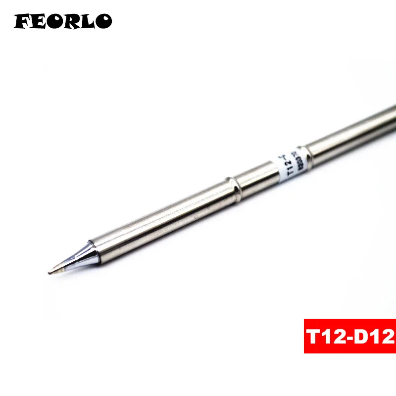 FEORLO 4 шт. T12 C4 BC1 C1 паяльник наконечники серии для Hakko D12/FX 950 Бесплатная
