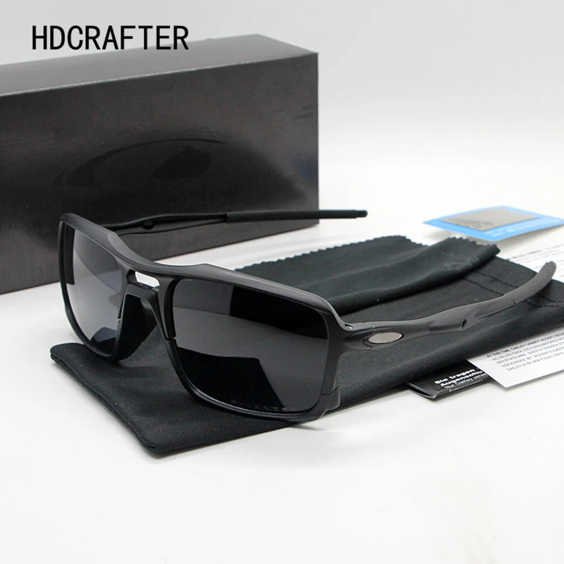 HDCRAFTER поляризационные мужские и женские солнцезащитные очки, негабаритная прозрачная оправа, защитные очки для вождения, очки gafas De Sol