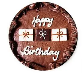 

1.5inch Happy Birthday Cake Classic Round Sticker1